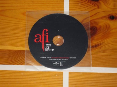 AFI Love Like Winter 2006 Interscope Australian promo (Plastic sleeve)