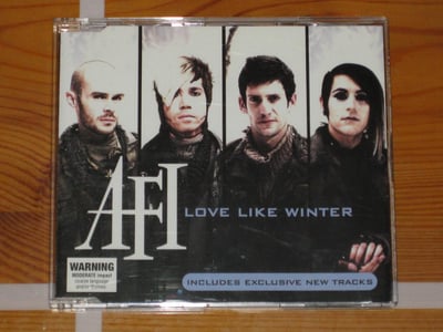 AFI Love Like Winter 2006 Interscope Australian single