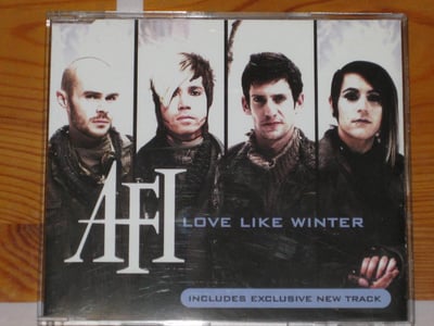 AFI Love Like Winter 2006 Interscope UK single