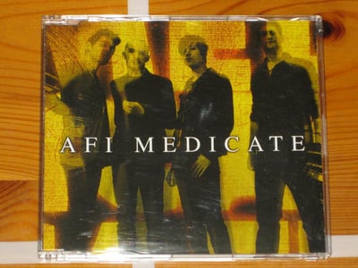 AFI Medicate 2009 Interscope UK promo (black disc)