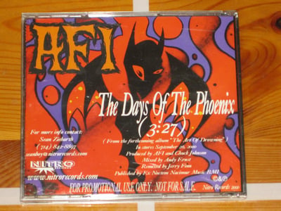 AFI The Days of the Phoenix 2000 Nitro US promo