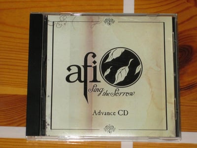 AFI Sing the Sorrow 2003 DreamWorks US advance promo (New XCP-Player)