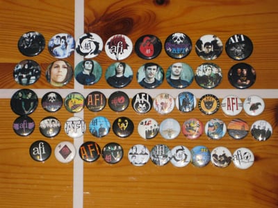AFI Pinbacks Buttons