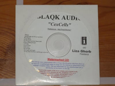 BLAQK AUDIO Cexcells 2007 Interscope US Advance promo