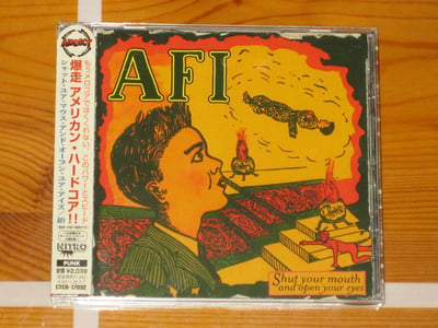 AFI Shut Your Mouth and Open Your Eyes 1997 Avex Japanese edition