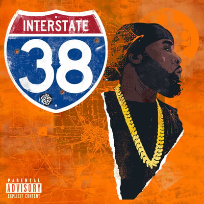 38 Spesh - Interstate 38 (Air Vinyl Records, AV044-LP) · LP · Orange w/ Obi Strip · Limited Edition