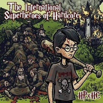 International Superheroes Of Hardcore - HPxHC (Bridge Nine Records, B9R106) · 7" · Blue / Silver · Limited Edition