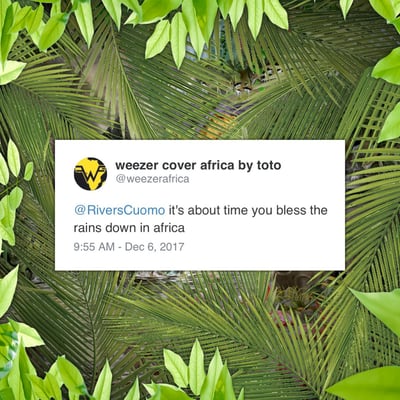 Weezer - Africa (Crush Music, 572654-7) · 7" · Green