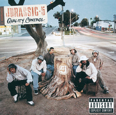 Jurassic 5 - Quality Control (Get On Down, GET 56035-LP) · 2xLP · Opaque Blue · Limited Edition, Reissue