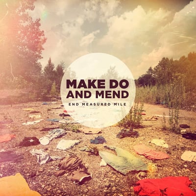 Make Do And Mend - End Measured Mile (Paper + Plastick, PP0071) · LP · Hot Pink With Orange Haze · Repress