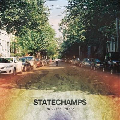 State Champs - The Finer Things (Pure Noise Records, PNE 133) · LP · Purple / Yellow Smash · Repress