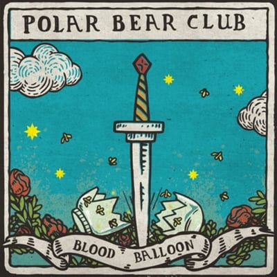 Polar Bear Club - Blood Balloon (Rise Records, Rise 222-1) · 7" · Blood Red · Limited Edition