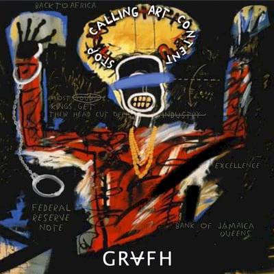 Grafh , DJ Shay - Stop Calling Art Content (Tuff Kong Records, TKR253) · LP · Limited Edition, Numbered