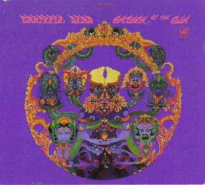 The Grateful Dead - Anthem Of The Sun (Warner Records, RCV1 695008) · LP · Orange / Yellow Splatter, 180g, Gatefold · Club Edition, Reissue, Remastered