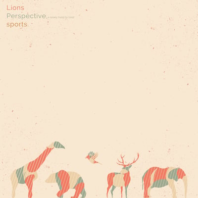 Lions / Perspective, A Lovely Hand To Hold / sports. – Split (Broken World Media, 2016) [Electric blue vinyl, /200]