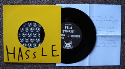 Rolo Tomassi, Cancer Bats - Jealous Bones / Agenda Suicide (Rolo Tomassi Singles Club 2009, Volume 2) - Hassle - /500