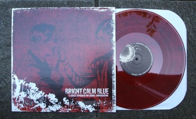 Bright Calm Blue - Direct Approach for Casual Conversation [LP - clear maroon w/ black smoke] - Level Plane - LP57