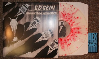 Ed Gein - Judas Goats and Dieseleaters [LP - clear w/ red splatter] - Hex - HEX012 - /450