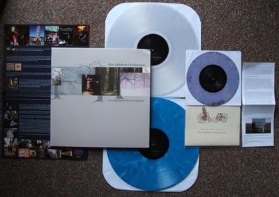 Saddest Landscape, The - All is Apologized for. All is Forgiven [2LP A/B - clear, C/D - blue/white marble + 7" - purple mix] - Copter Crash - COPTERCRASH19 - /200
