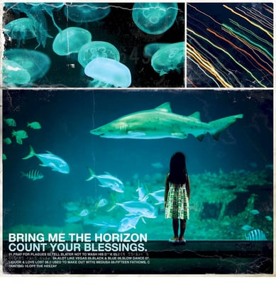 Bring Me The Horizon - Count Your Blessings (Let Them Eat Vinyl, LETV026LP) · LP · Blue Translucent · Limited Edition
