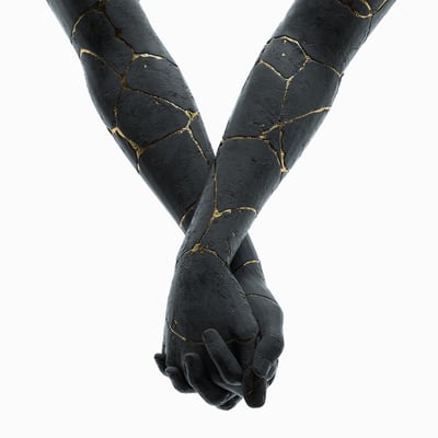 Bad Omens - Finding God Before God Finds Me (Sumerian Records, SUM1723) · LP · White + Gold Side A/B w/ Black Splatter · Repress