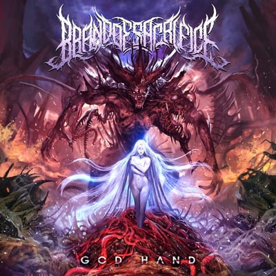 Brand Of Sacrifice - God Hand (Unique Leader Records, ULR249) · LP · Transparent with Multicolour Splatter