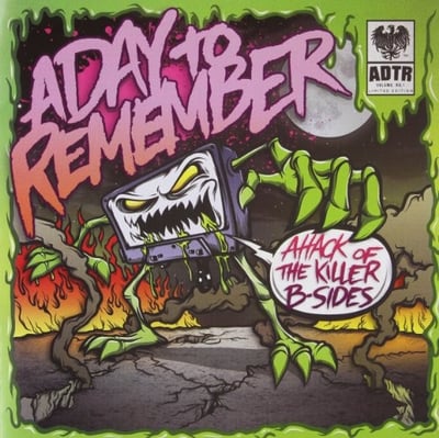 A Day To Remember - Attack Of The Killer B-Sides (Victory Records, VR570) · 7" · Red Translucent With Black Smoke · Limited Edition