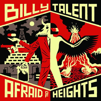 Billy Talent - Afraid Of Heights (Warner Music Canada, MOVLP2815) · 2xLP · Red Transparent With Solid White & Black Marble [Bloody Mary] · Deluxe Edition, Limited Edition, Numbered, Reissue