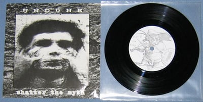 Shatter the myth / Undone - Split 7" | Stonehenge/Autosatisfaction, stone-005 | black /1000