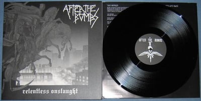 After the bombs - Relentless onslaught | The total end/Vex, tte-006/vex-002 | black, gatefold