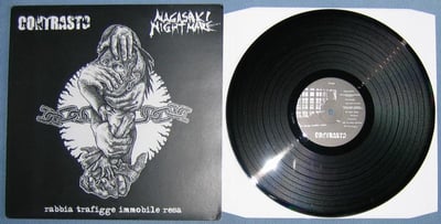 Contrasto / Nagasaki nightmare - Split 12" | Lots of labels | black /500