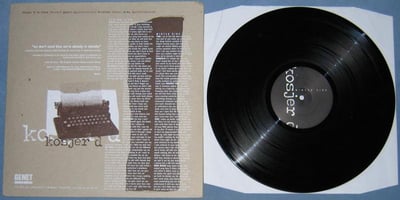 Kosjer d - Self-titled | Genet records, gen-20 | black