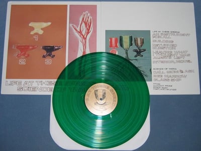 Life at these speeds / Science of yabra - Split 12" | Grey sky / Accident prone, gsr-010/ap-022 | clear green /550(1100)