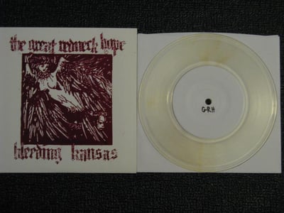 Split - Bleeding Kansas / The Great Redneck Hope (Lots Of Love)Clear Vinyl /200 (Tour Edition Red Silk Screened Cover)