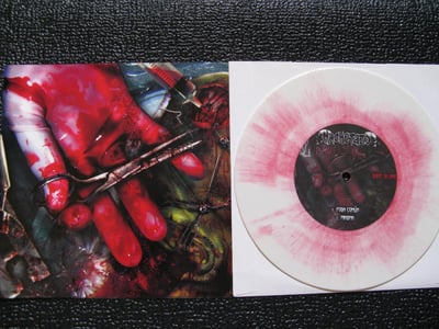 Split - Slimewave Series Edition 1 Of 6: Machetazo / Total Fucking Destruction (Relapse) White Red Swirl Vinyl 849/1000 OOP