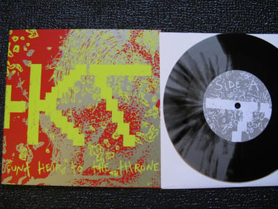 Trap Them - Cunt Heir To The Throne (Trash Art) Black and Silver Vinyl /600