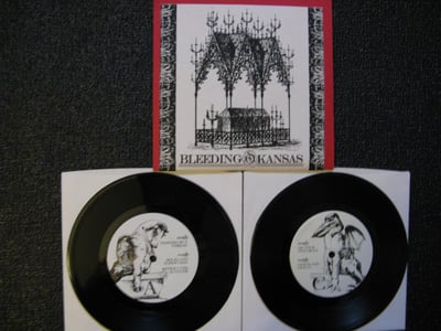 Bleeding Kansas - Live (Plastic Airlines) 2X7 Black Vinyl