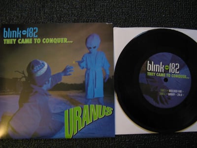 Blink 182 - They Came To Conquer Uranus (Grilled Cheese) Black Vinyl