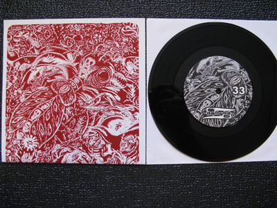 Split - Crowpath / Submerge (Abstraction) Black Vinyl /550 (European Import Screen Printed Cover)
