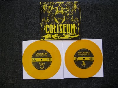 Coliseum - Goddamage EP (Auxiliary) Yellow Vinyl 2x7" /500