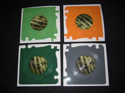 Locust , The - Flight Of The Wounded Locust (4x7" /3000 Orange, Green, Grey, Dark Green)