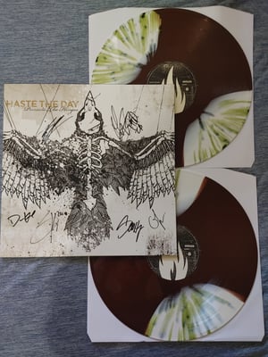 Haste The Day - Pressure The Hinges [2LP|Moon Phase w/Clear Brown & Opaque White Circles + Swamp Green Splatter|#500|Solid State Excl.] *SIGNED* by Giuseppe, David, Stephen, Scott, Mike, Brennan