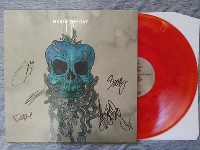 Haste The Day - Dreamer [Rotten Candy Apple Red|#250] *SIGNED* by Giuseppe, David, Stephen, Scott, Mike, Brennan