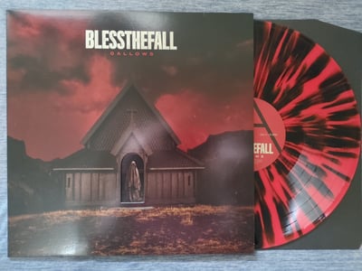 blessthefall - Gallows [Neon Red w/Black Splatter|#500]