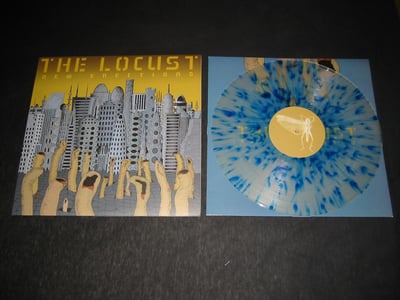 Locust , The - New Erections (clear w/ blue splatter)