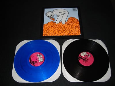 Combat Wounded Veteran - This is Not an Erect, All-Red Neon Body 2xLP (2nd Press 378/600 clear blue and clear purple)