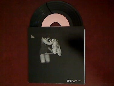 Some Girls - The Rains 7" (Black w/ pink labels -large hole- record release cover /400)