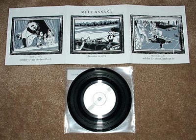 Melt Banana - 666 [Black w/ Danieldanger Screenprinted Cover of 25]