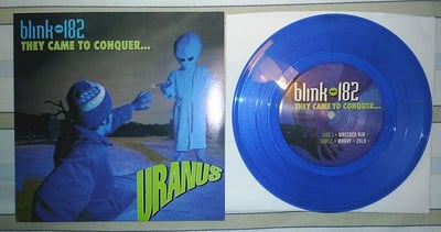 Blink 182 - They Came To Conquer Uranus [2nd Press - Translucent Blue]