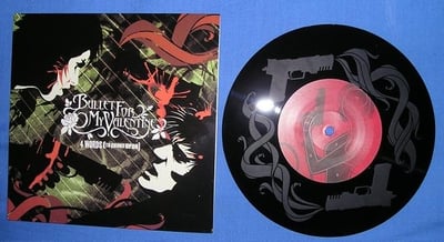 Bullet For My Valentine - 4 Words (To Choke Upon) [One Sided Black w/ Etched B-Side of 1000]